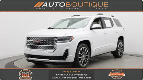 White 2020 GMC Acadia Denali for sale in Jacksonville, FL