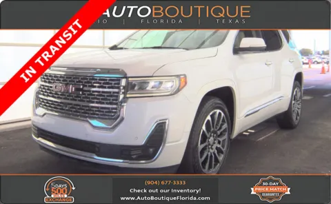 White 2020 GMC Acadia Denali for sale in Jacksonville, FL