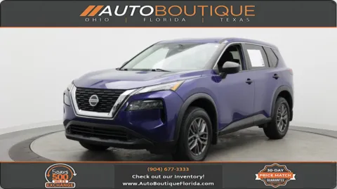 Blue 2021 Nissan Rogue S for sale in Jacksonville, FL