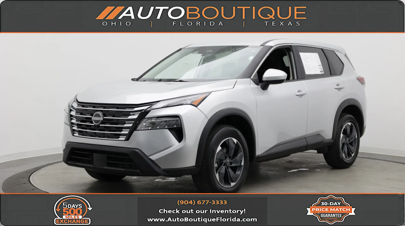 Silver 2025 Nissan Rogue SV for sale in Jacksonville, FL