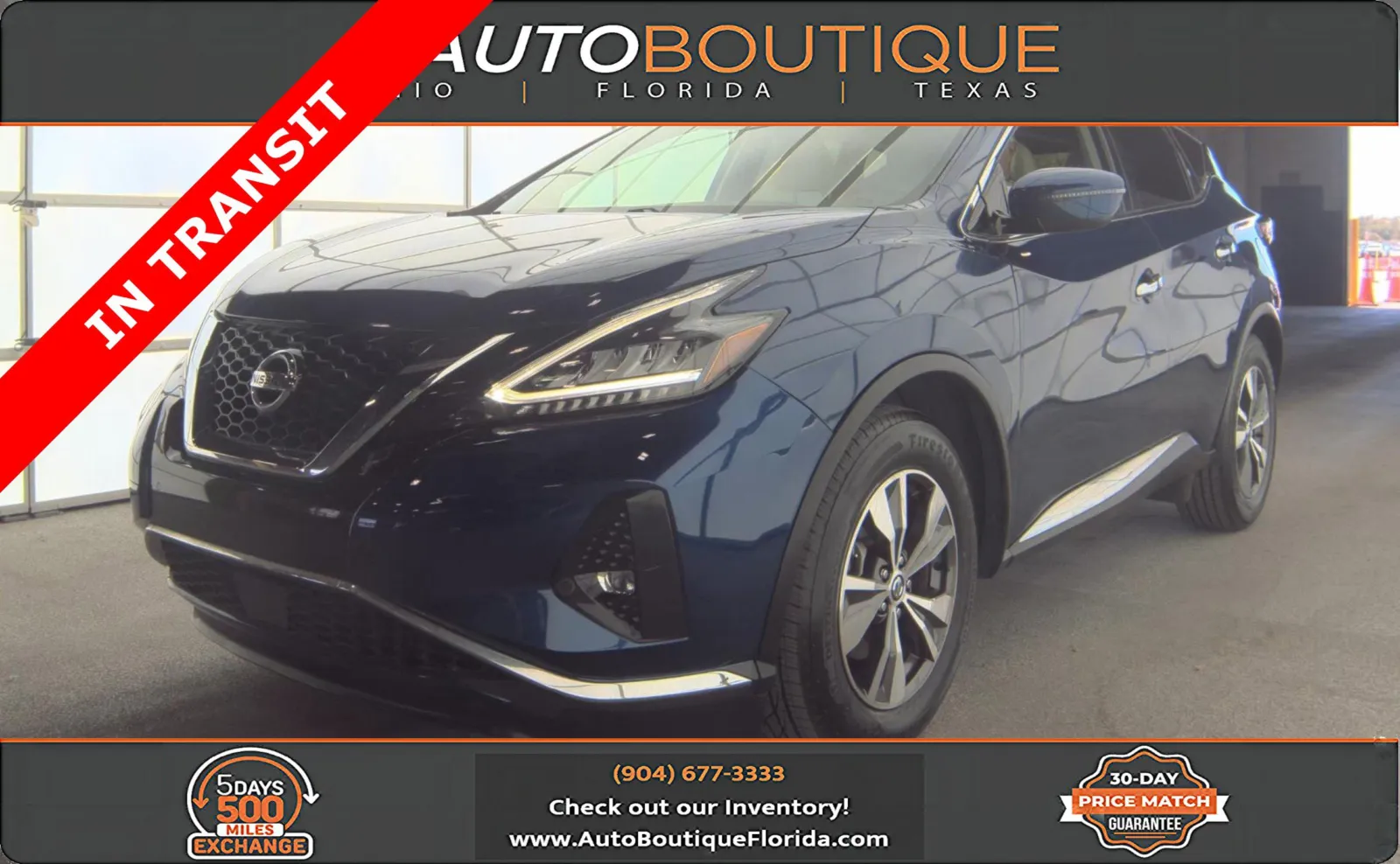 Blue 2022 Nissan Murano SV for sale in Jacksonville, FL