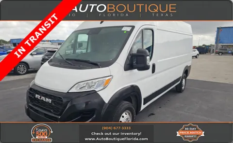 White 2025 Ram ProMaster Cargo Van Tradesman for sale in Jacksonville, FL