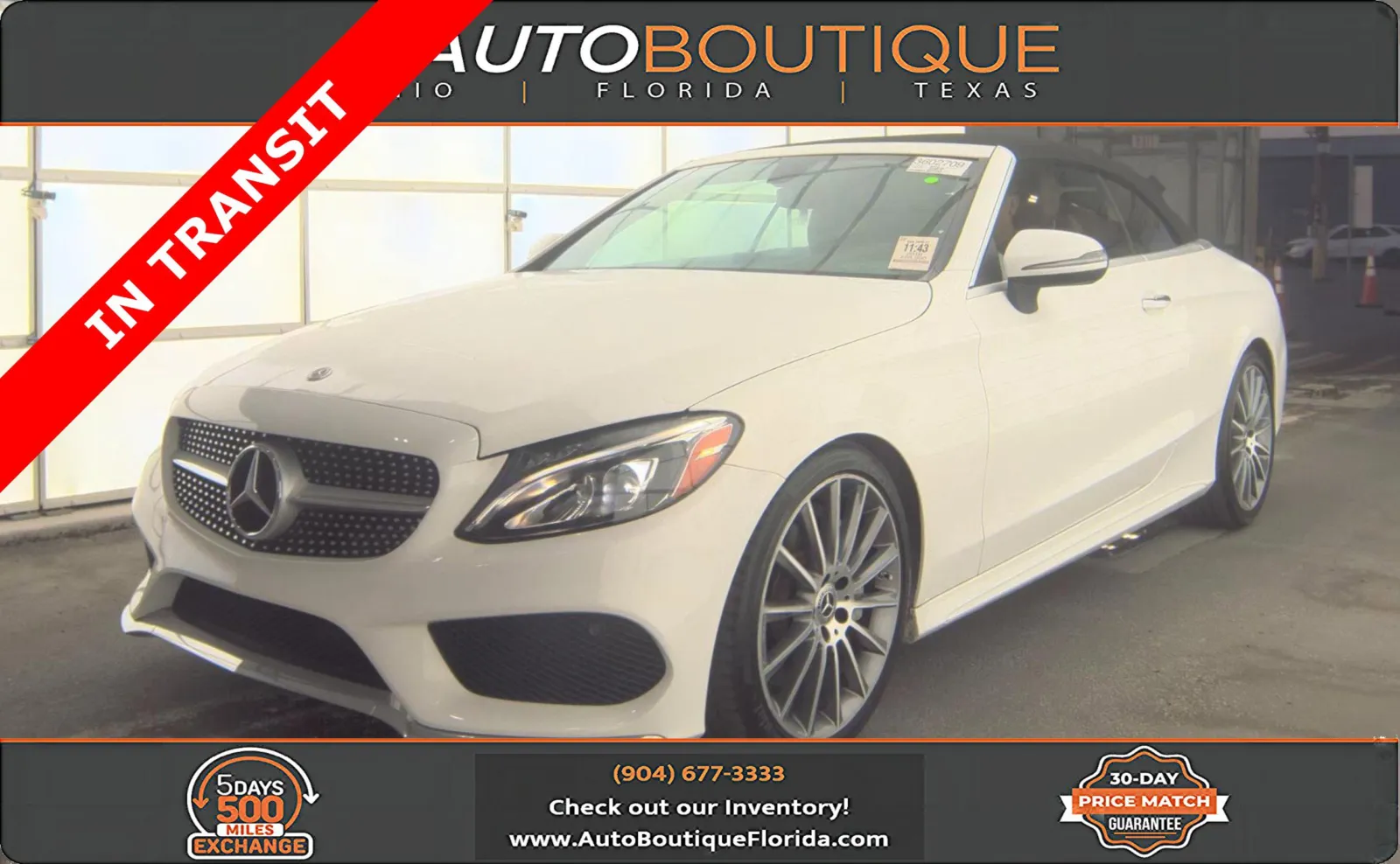 White 2018 Mercedes-Benz C-Class C 300 for sale in Jacksonville, FL