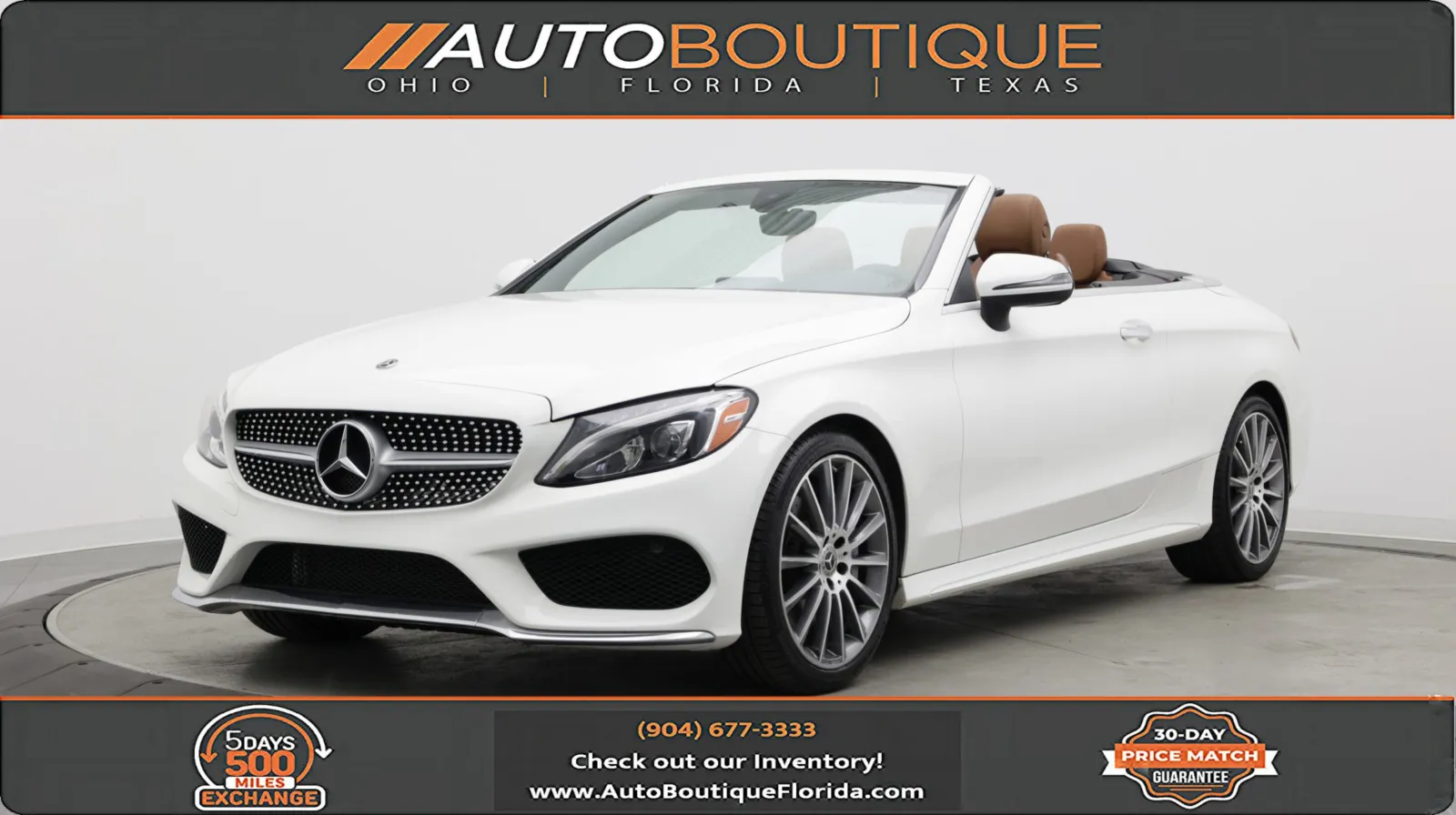 White 2018 Mercedes-Benz C-Class C 300 for sale in Jacksonville, FL