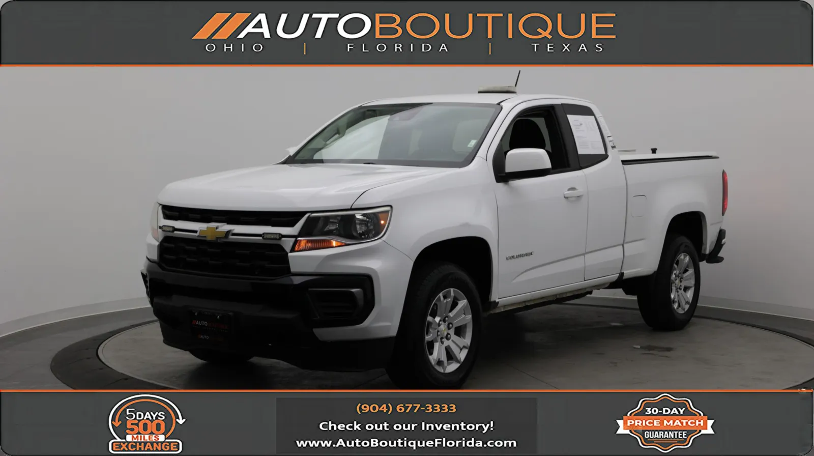 White 2022 Chevrolet Colorado 2WD LT for sale in Jacksonville, FL