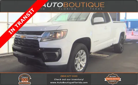 White 2022 Chevrolet Colorado 2WD LT for sale in Jacksonville, FL