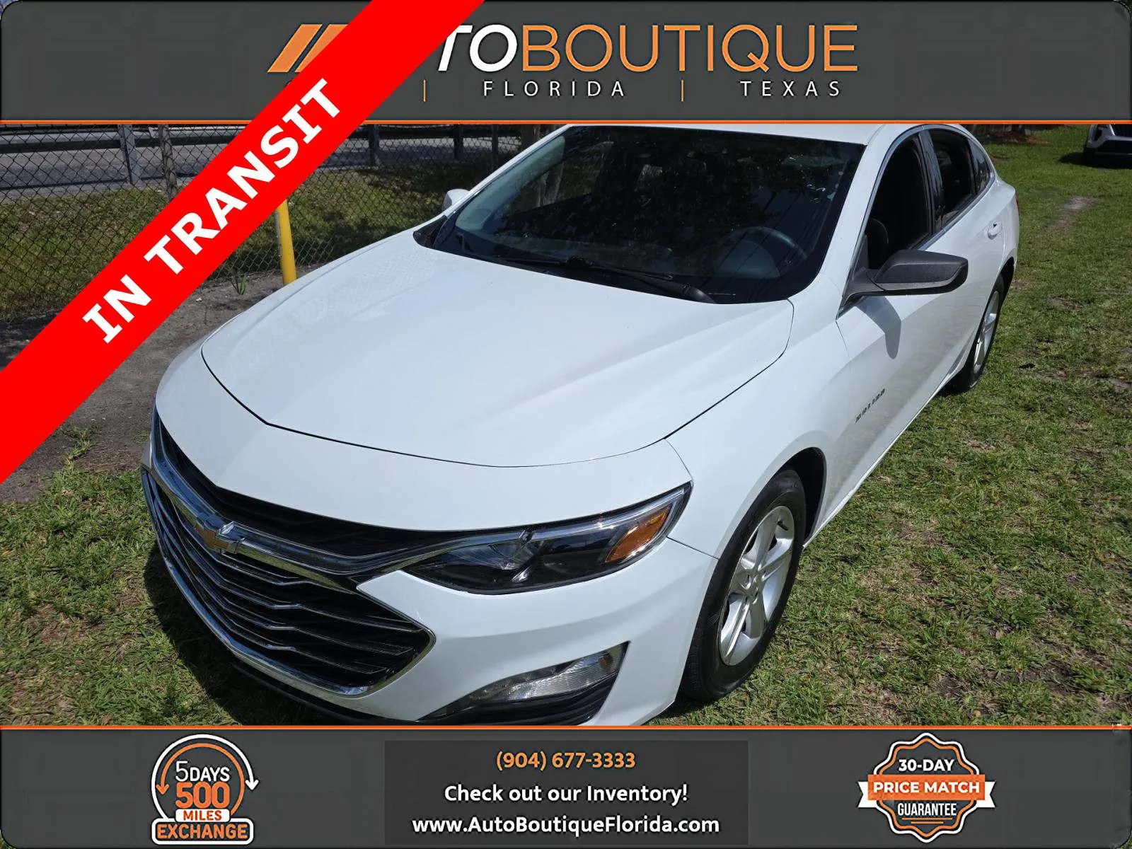 White 2023 Chevrolet Malibu LT for sale in Jacksonville, FL