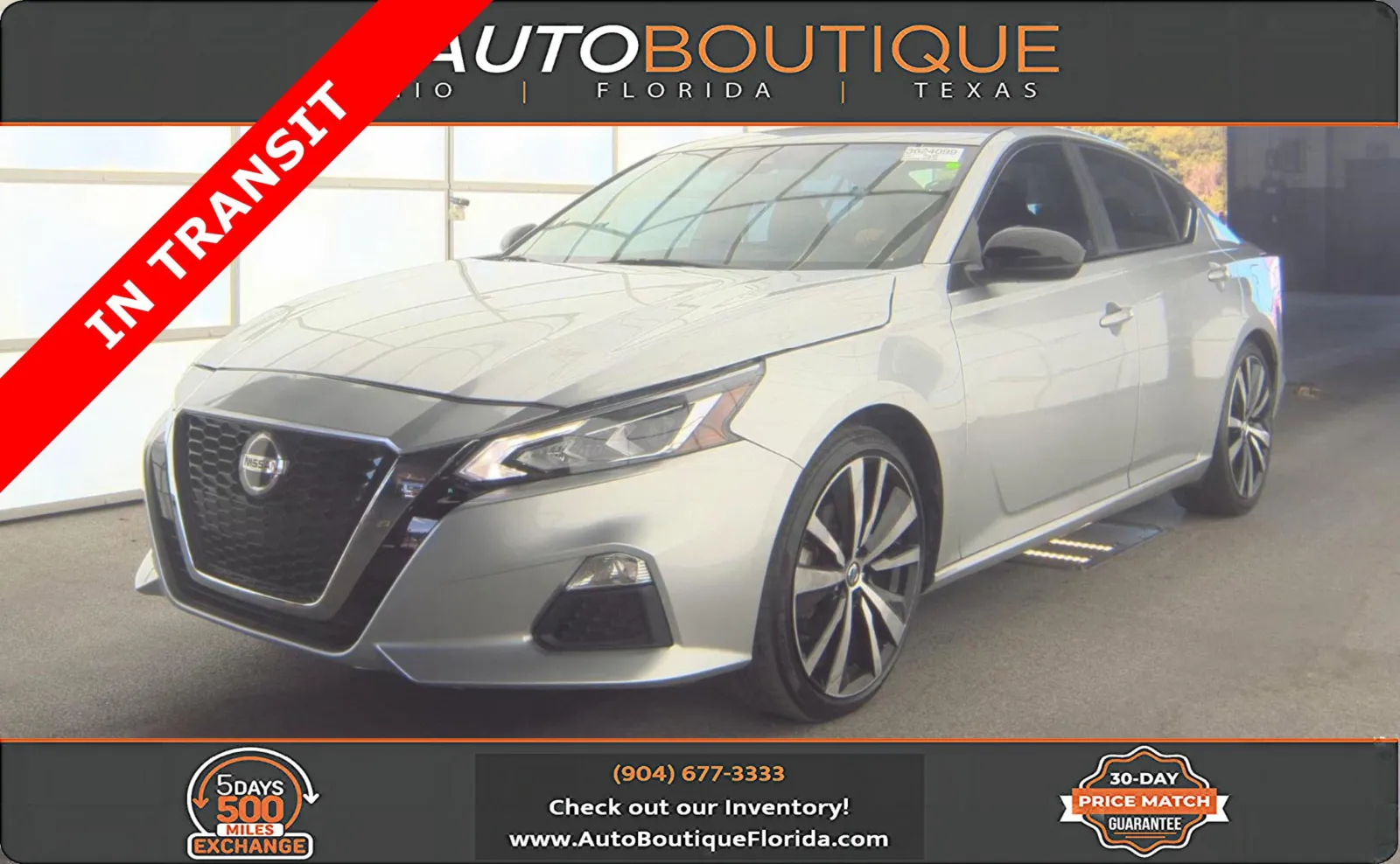Silver 2022 Nissan Altima 2.5 SR for sale in Jacksonville, FL