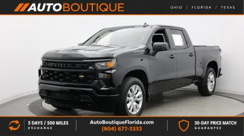 Black 2023 Chevrolet Silverado 1500 Custom for sale in Jacksonville, FL