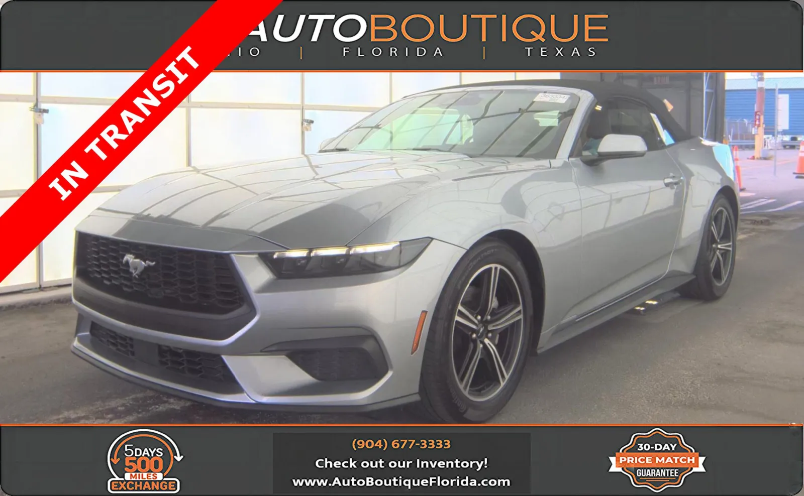 Silver 2025 Ford Mustang EcoBoost Premium for sale in Jacksonville, FL