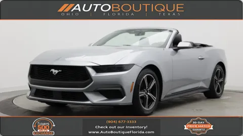 Silver 2025 Ford Mustang EcoBoost Premium for sale in Jacksonville, FL