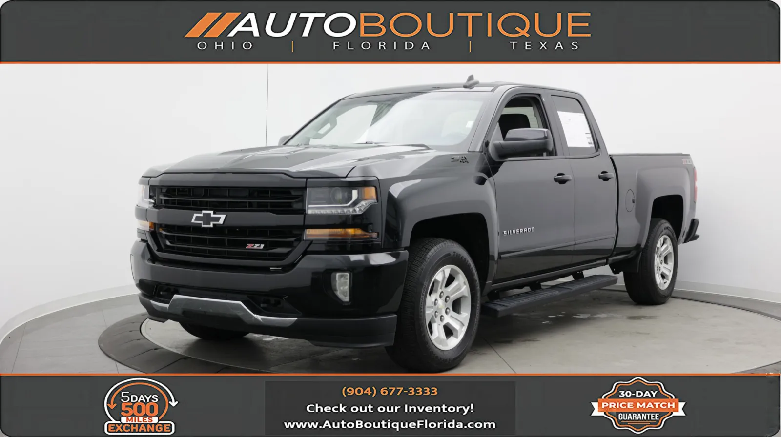 Black 2017 Chevrolet Silverado 1500 LT for sale in Jacksonville, FL