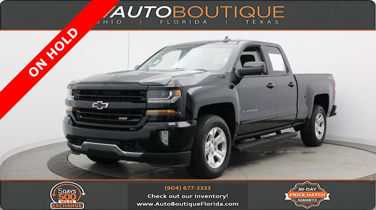 Black 2017 Chevrolet Silverado 1500 LT for sale in Jacksonville, FL