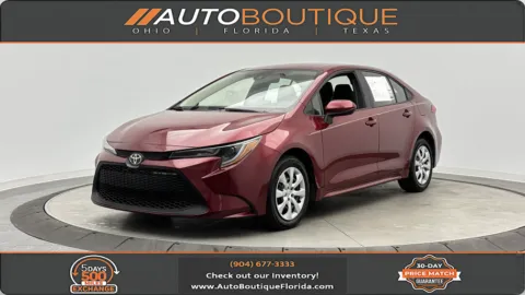 Red 2022 Toyota Corolla LE for sale in Jacksonville, FL