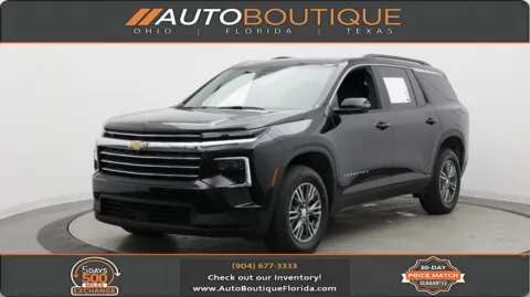Black 2025 Chevrolet Traverse FWD LT for sale in Jacksonville, FL