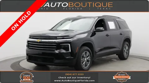 Black 2025 Chevrolet Traverse FWD LT for sale in Jacksonville, FL