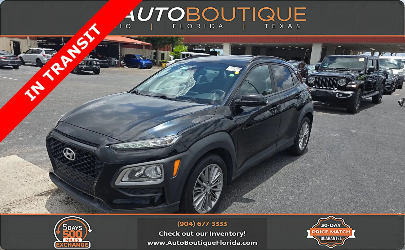 Black 2019 Hyundai Kona SEL for sale in Jacksonville, FL