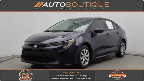 Blue 2021 Toyota Corolla LE for sale in Jacksonville, FL