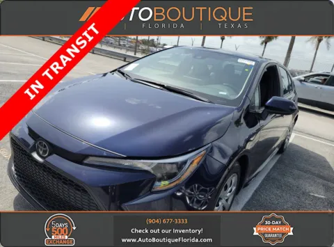 Blue 2021 Toyota Corolla LE for sale in Jacksonville, FL