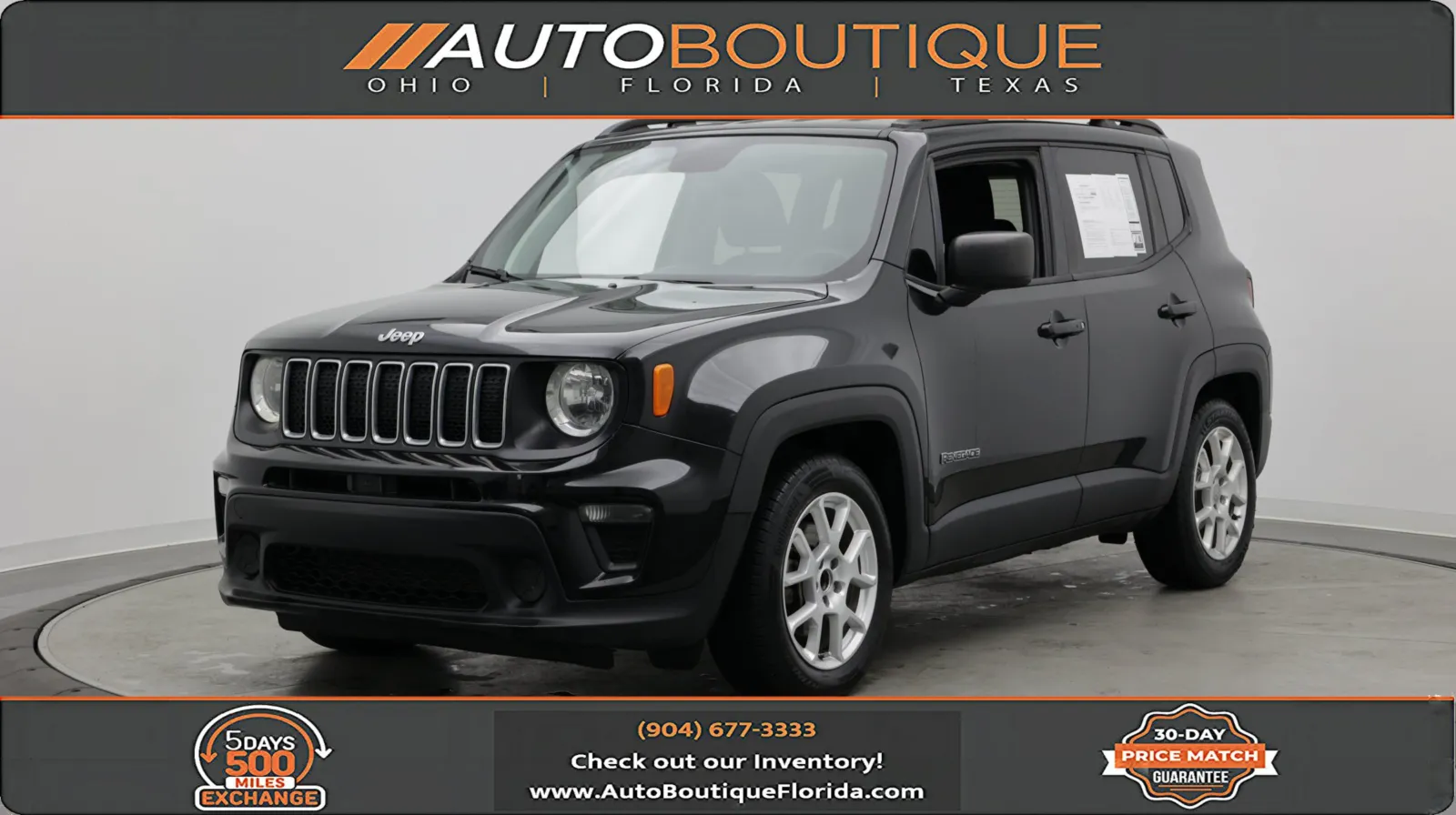 Black 2019 Jeep Renegade Sport for sale in Jacksonville, FL