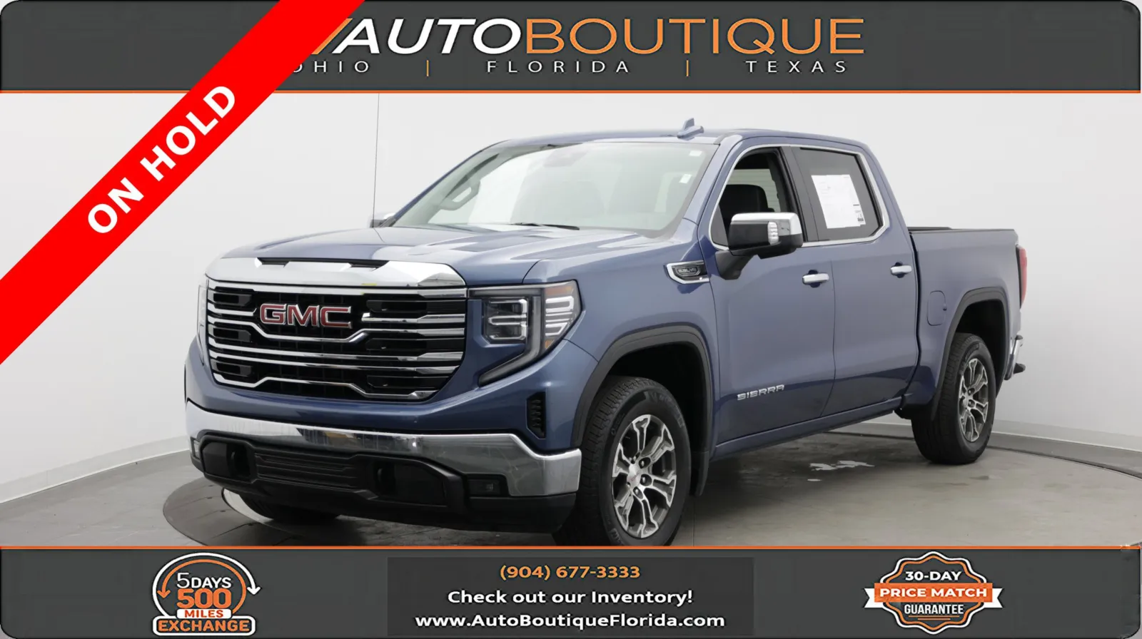 Blue 2024 GMC Sierra 1500 SLT for sale in Jacksonville, FL