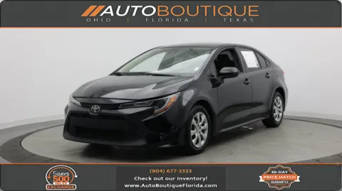 Black 2020 Toyota Corolla LE for sale in Jacksonville, FL