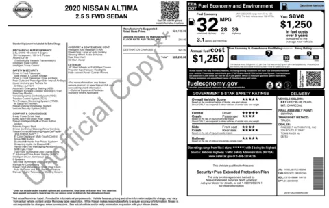 Photos of 2020 Nissan Altima 2.5 S for sale in Jacksonville, FL at Auto Boutique Florida
