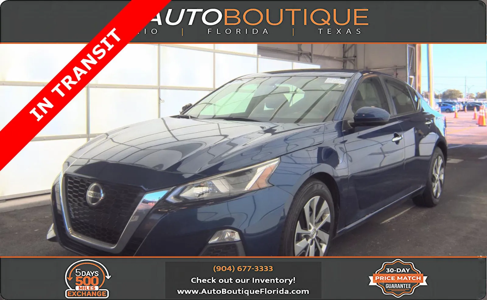 Blue 2020 Nissan Altima 2.5 S for sale in Jacksonville, FL