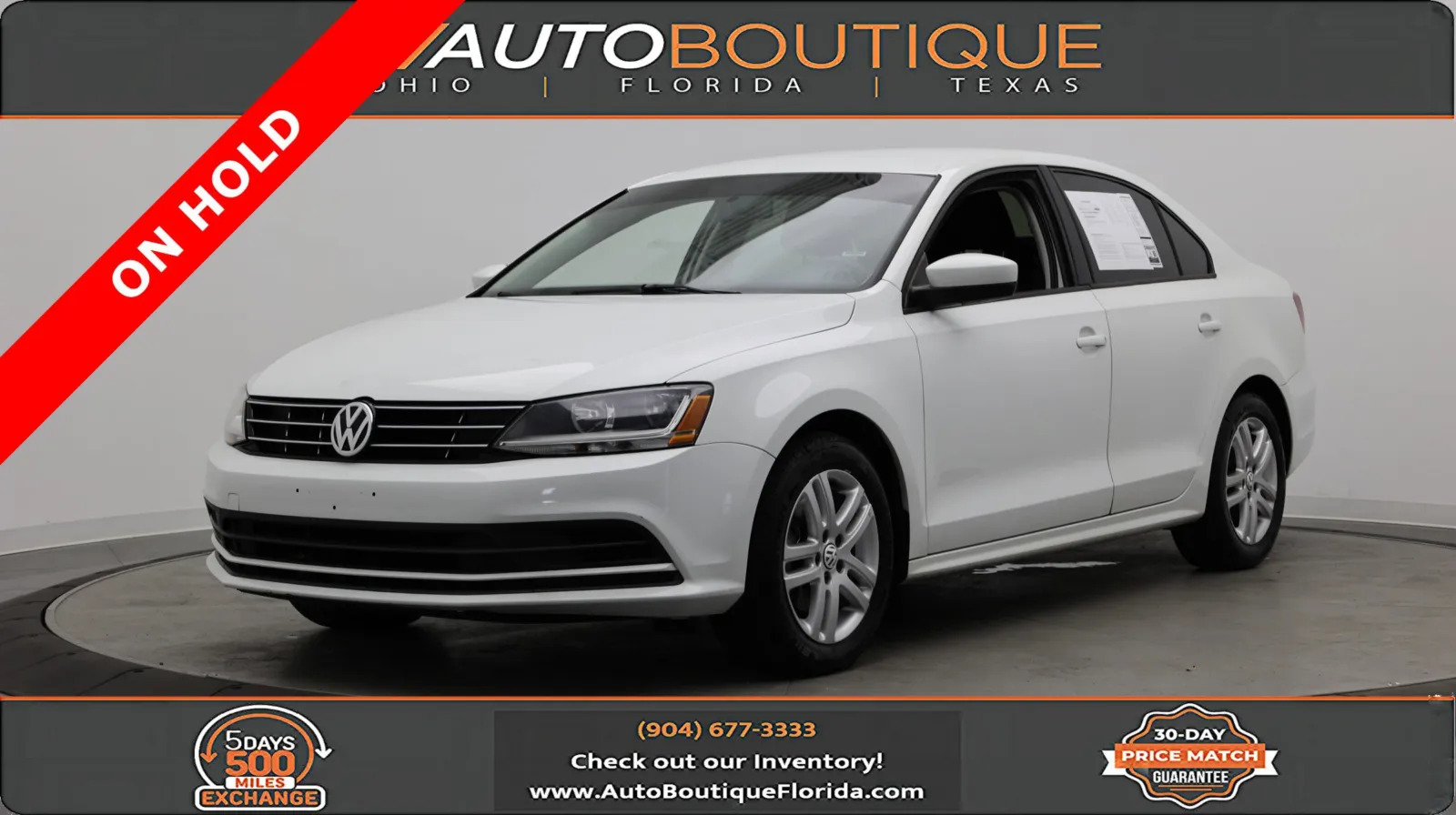 White 2018 Volkswagen Jetta 1.4T S for sale in Jacksonville, FL