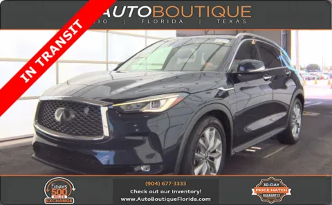 Blue 2022 INFINITI QX50 LUXE for sale in Jacksonville, FL