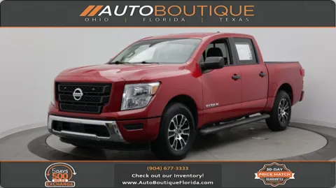 Red 2022 Nissan Titan SV for sale in Jacksonville, FL