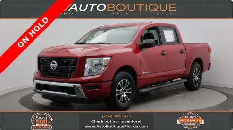 Red 2022 Nissan Titan SV for sale in Jacksonville, FL