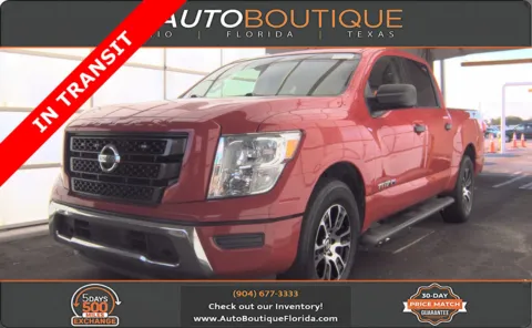 Red 2022 Nissan Titan SV for sale in Jacksonville, FL