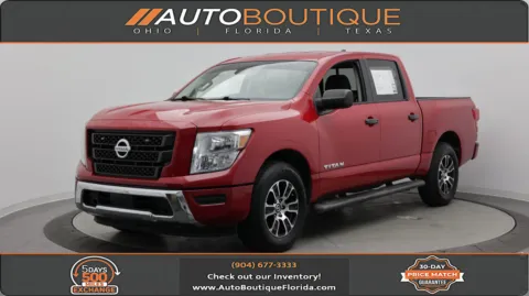 Red 2022 Nissan Titan SV for sale in Jacksonville, FL