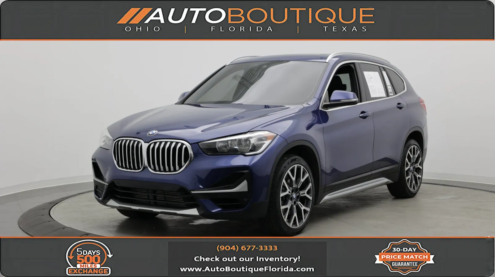 Blue 2021 BMW X1 sDrive28i for sale in Jacksonville, FL