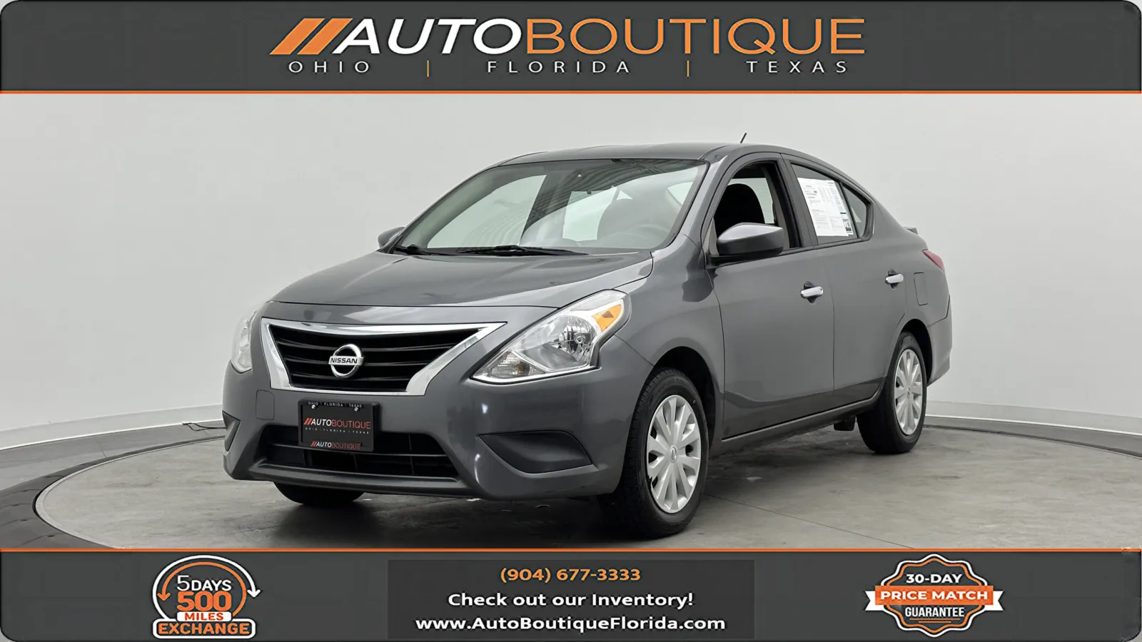 2018 Nissan Versa Sedan SV for sale in Jacksonville, FL