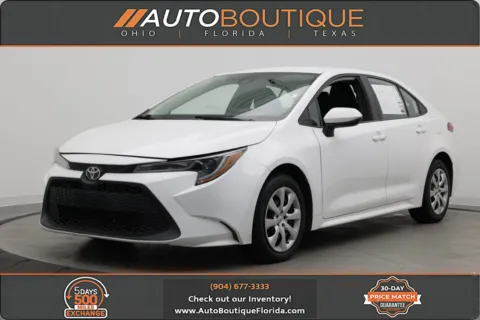 White 2022 Toyota Corolla LE for sale in Jacksonville, FL