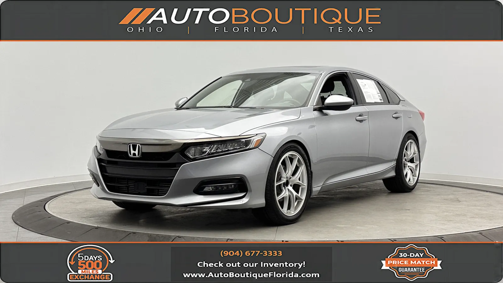 Silver 2020 Honda Accord Sedan Sport for sale in Jacksonville, FL