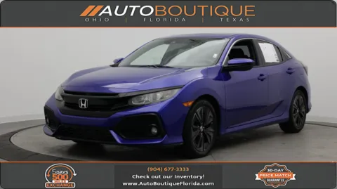 Blue 2019 Honda Civic Hatchback EX for sale in Jacksonville, FL
