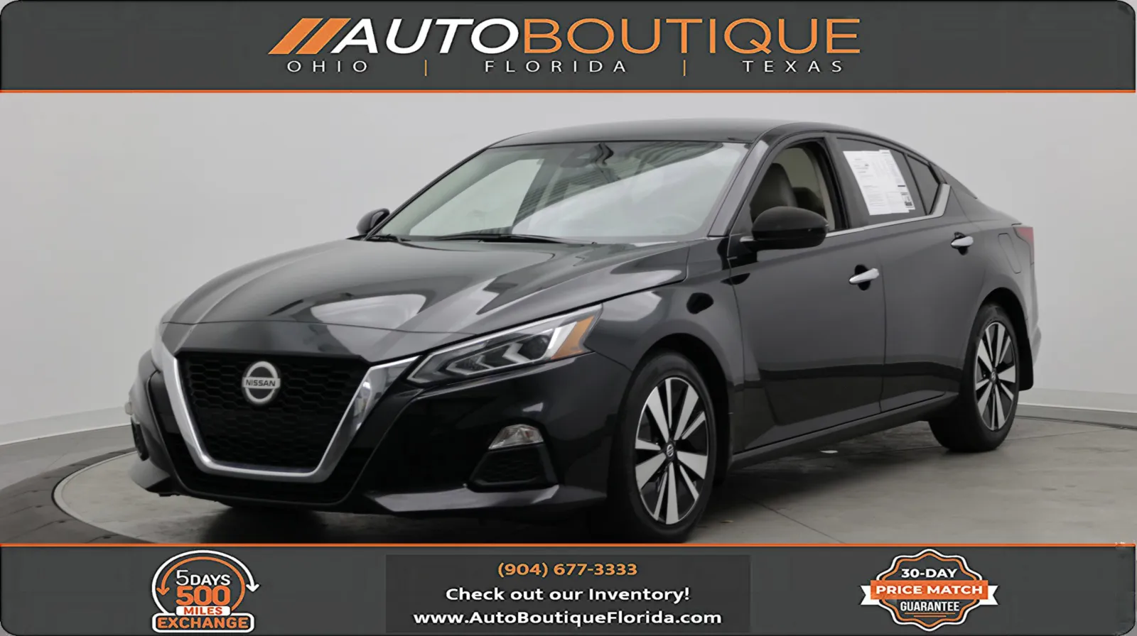 Black 2022 Nissan Altima 2.5 SV for sale in Jacksonville, FL