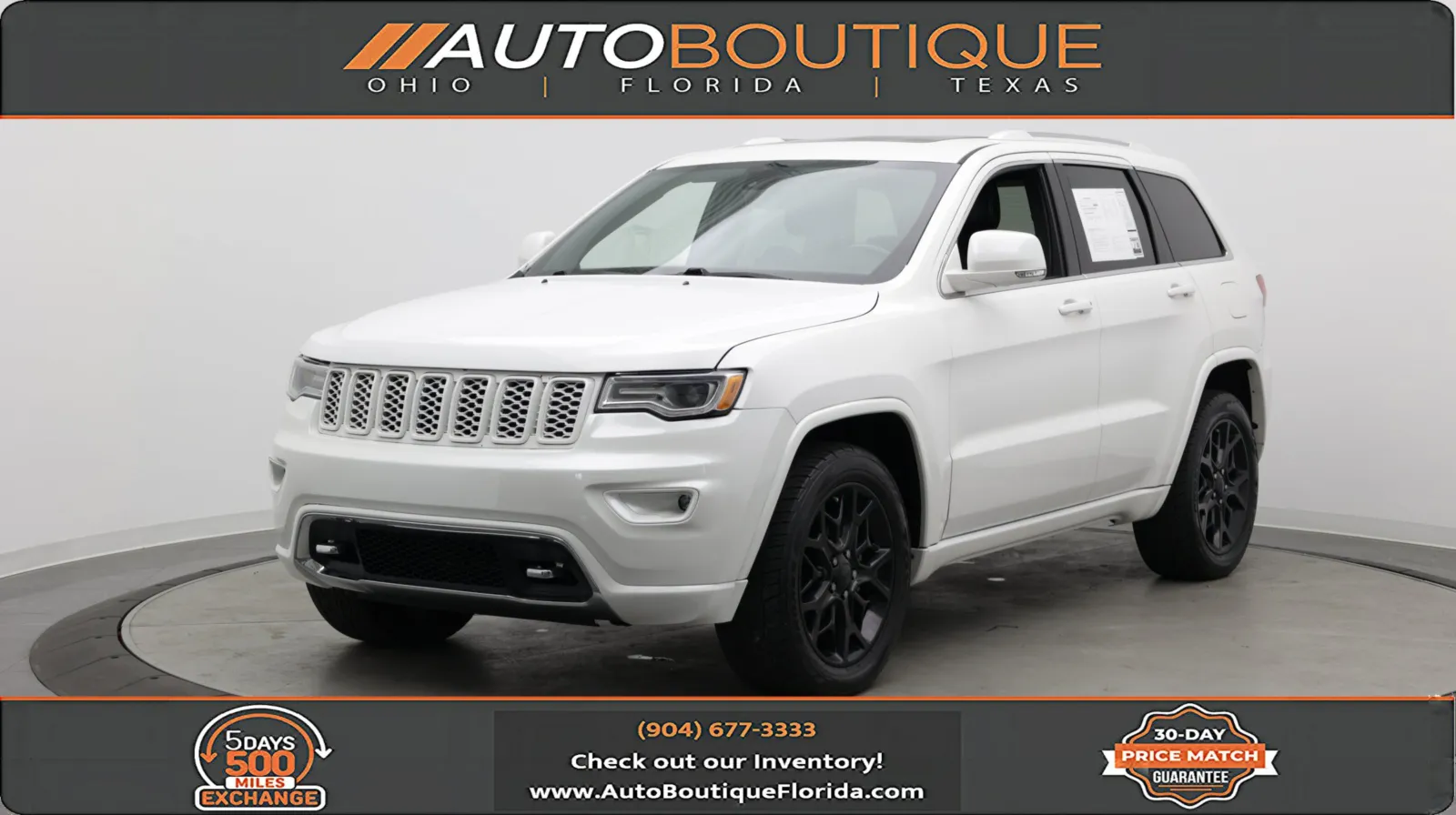 Unknown 2020 Jeep Grand Cherokee Overland for sale in Jacksonville, FL