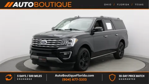 Black 2021 Ford Expedition Max Limited for sale in Jacksonville, FL
