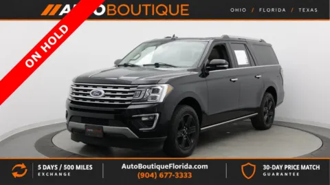 Black 2021 Ford Expedition Max Limited for sale in Jacksonville, FL