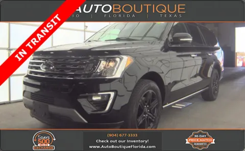 Black 2021 Ford Expedition Max Limited for sale in Jacksonville, FL