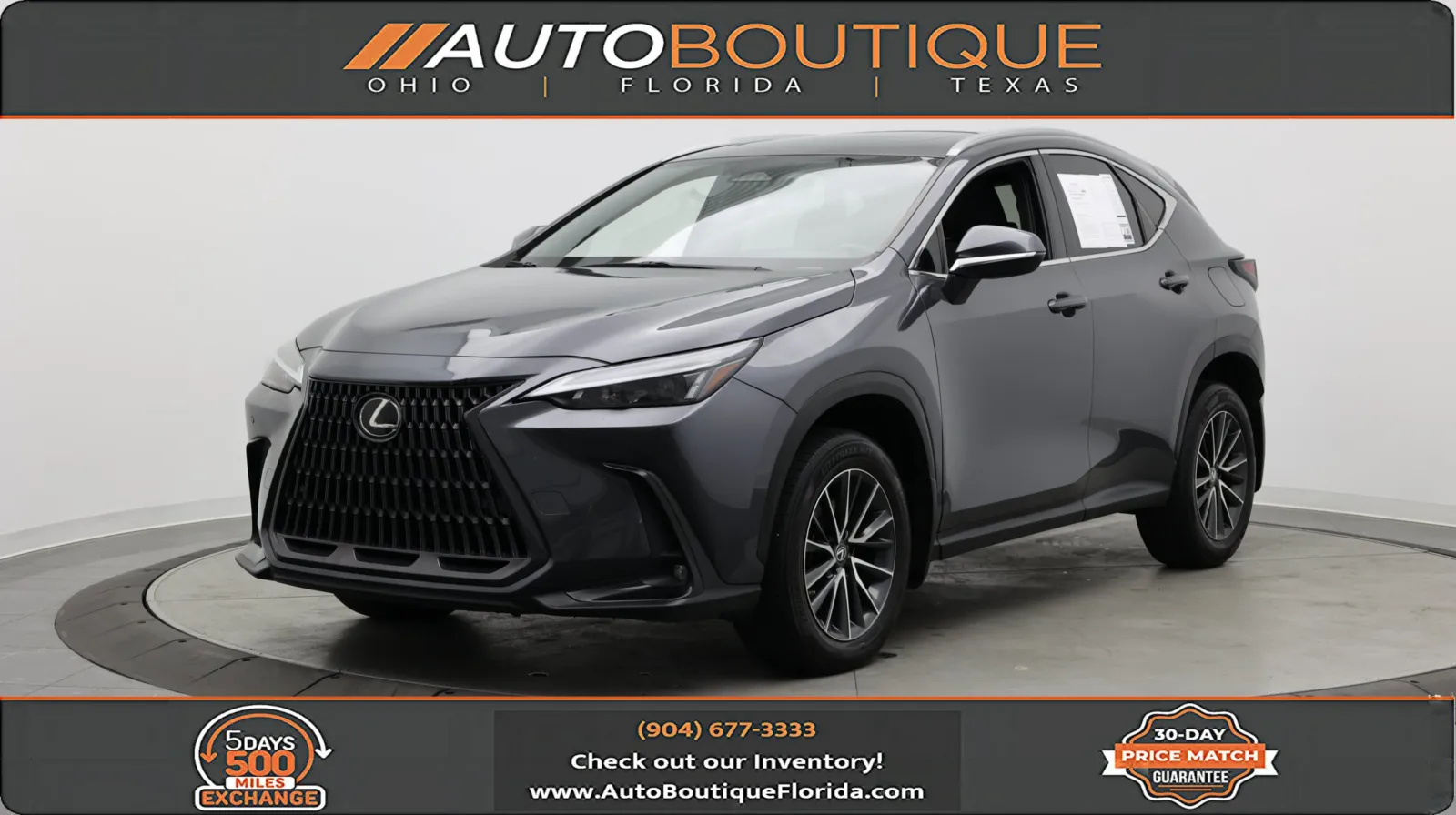 Gray 2022 Lexus NX 250 Premium for sale in Jacksonville, FL