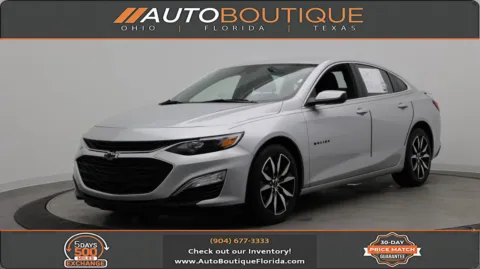 Silver 2021 Chevrolet Malibu RS for sale in Jacksonville, FL