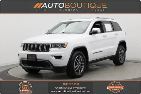 White 2021 Jeep Grand Cherokee Limited for sale in Jacksonville, FL