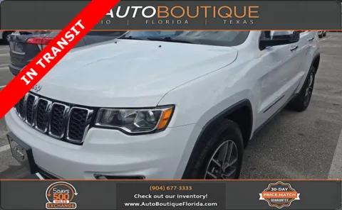 White 2021 Jeep Grand Cherokee Limited for sale in Jacksonville, FL