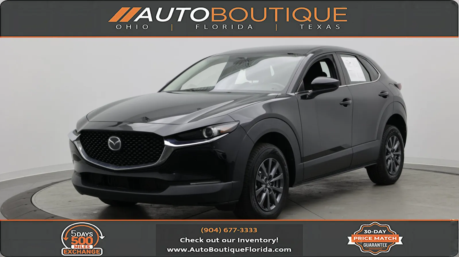 Black 2021 Mazda CX-30 2.5 S for sale in Jacksonville, FL