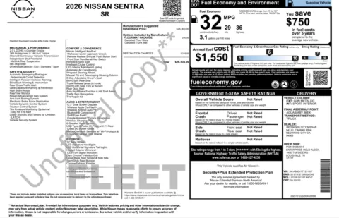 More photos of 2026 Nissan Sentra SR at Auto Boutique Florida, FL